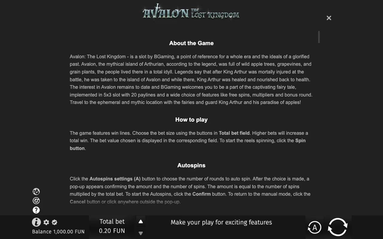 Game rules, page 6 — Avalon: The Lost Kingdom