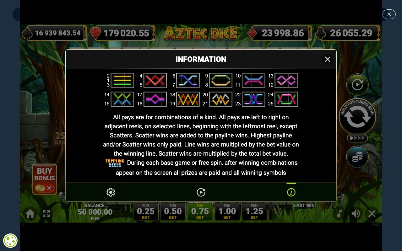 Game rules, page 5 — Aztec Dice