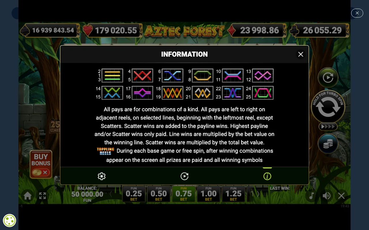 Game rules, page 5 — Aztec Forest