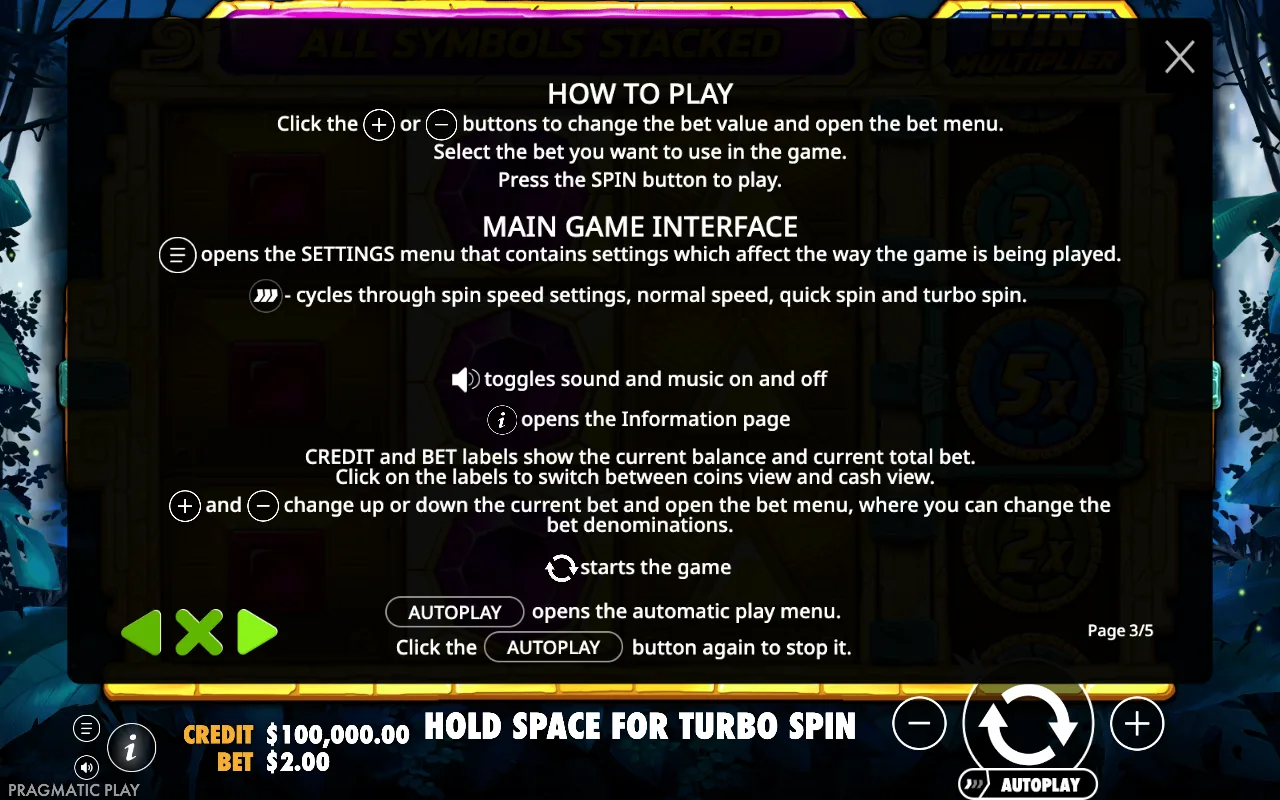 How to play — Aztec Gems