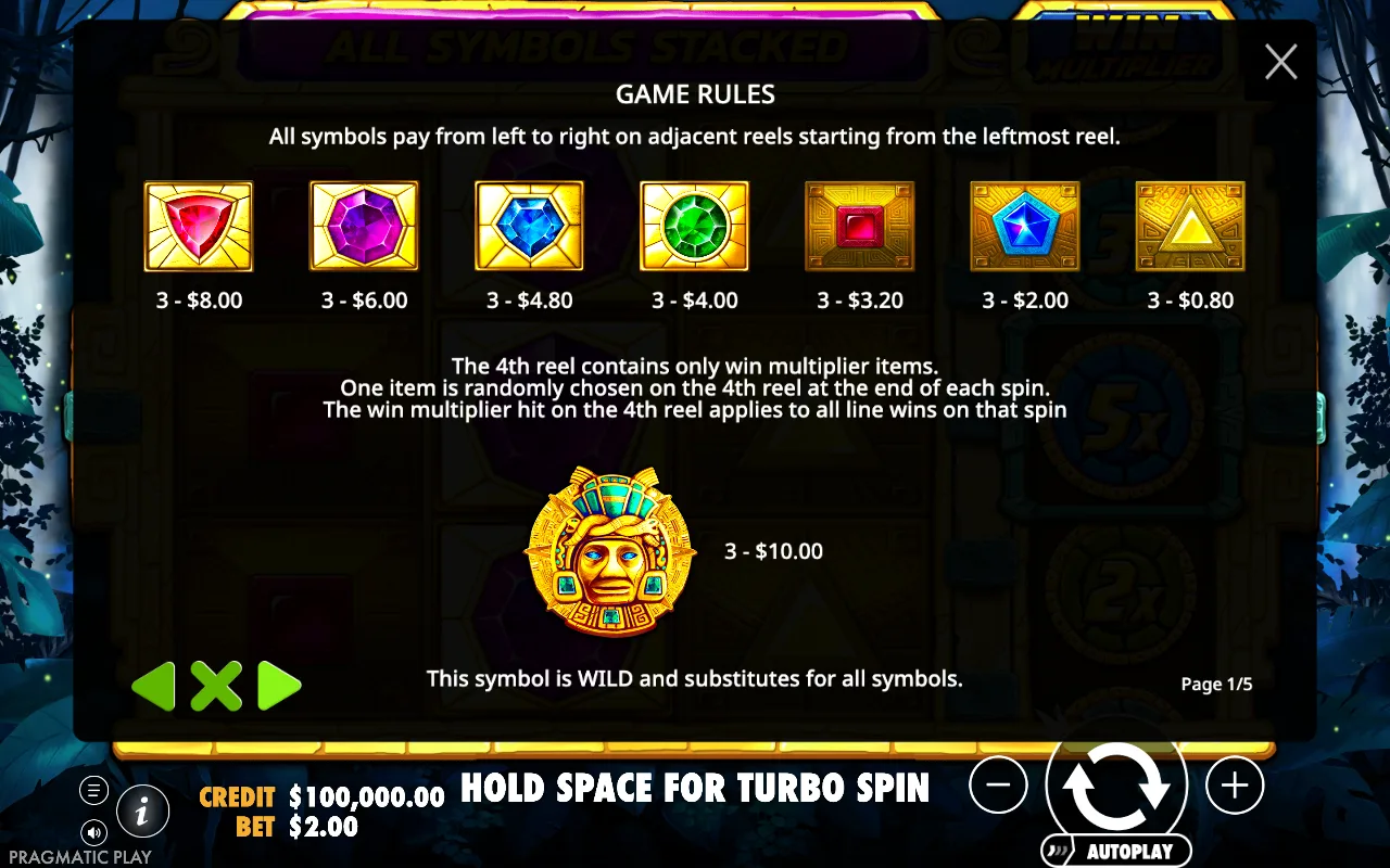 Game rules — Aztec Gems