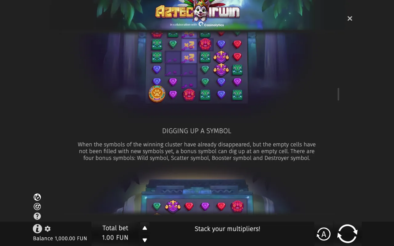 Game rules, page 4 — Aztec Irwin