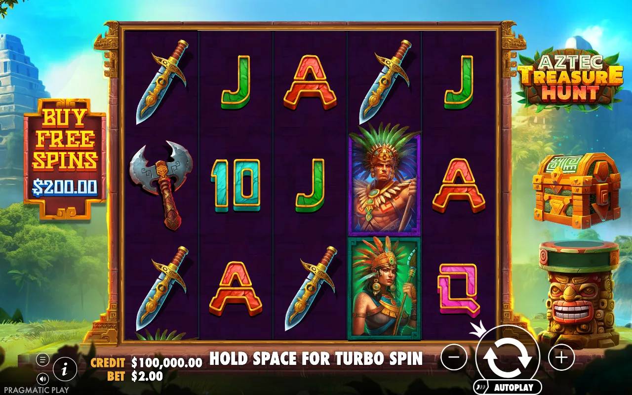 Buying the feature — Aztec Treasure Hunt
