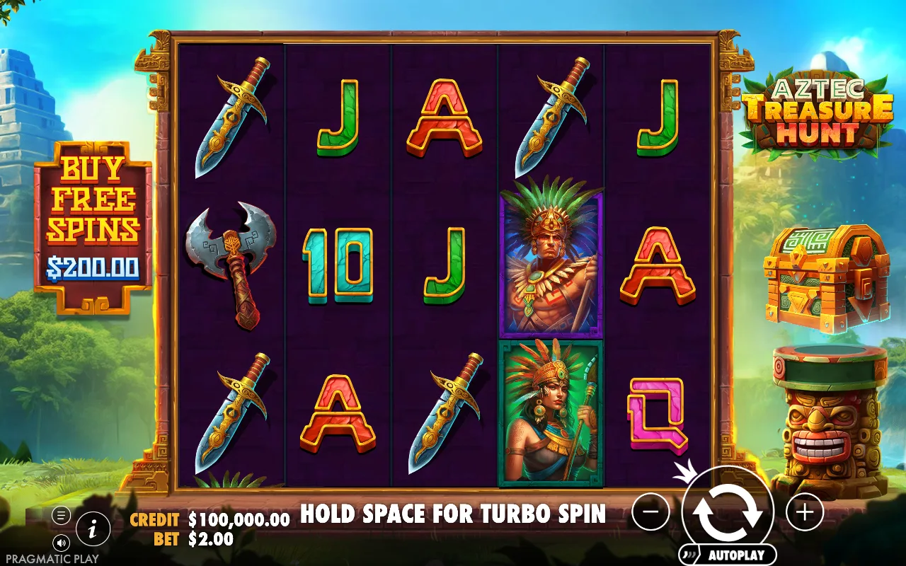The base game — Aztec Treasure Hunt