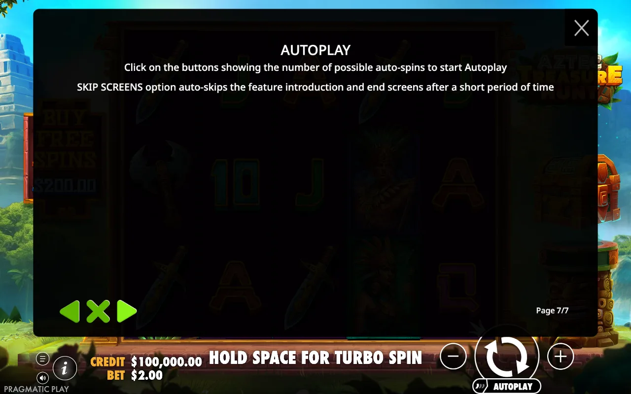 Autoplay — Aztec Treasure Hunt