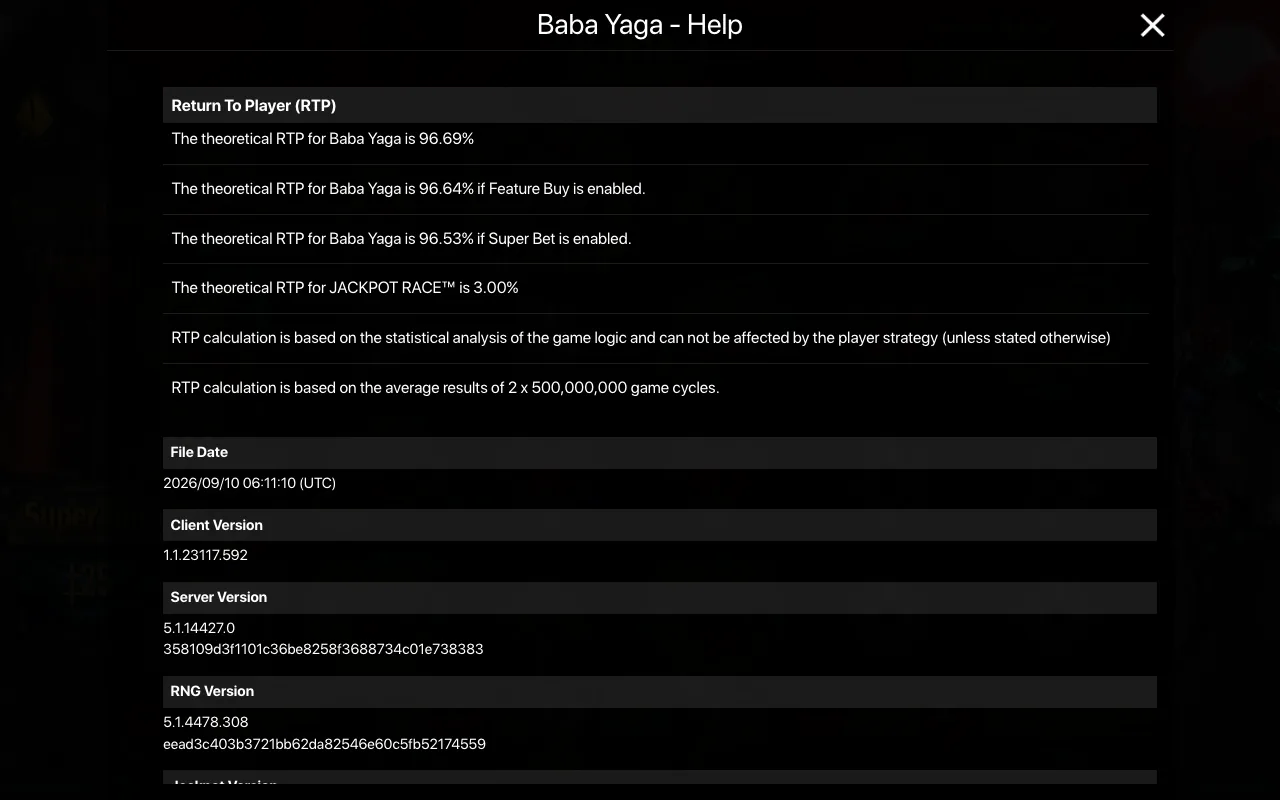 Game rules, page 2 — Baba Yaga