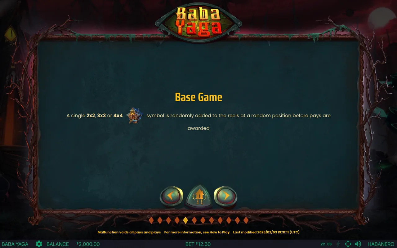 Game rules, page 7 — Baba Yaga