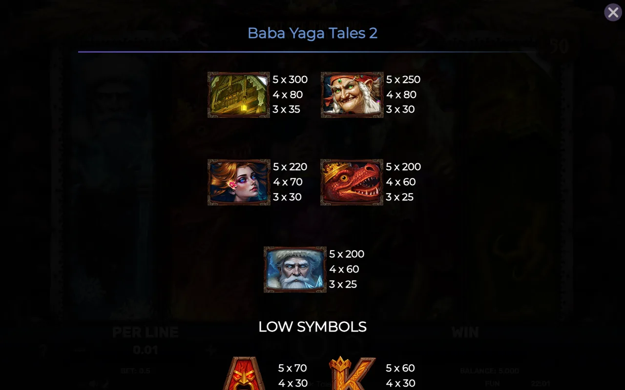 Game rules, page 5 — Baba Yaga Tales 2