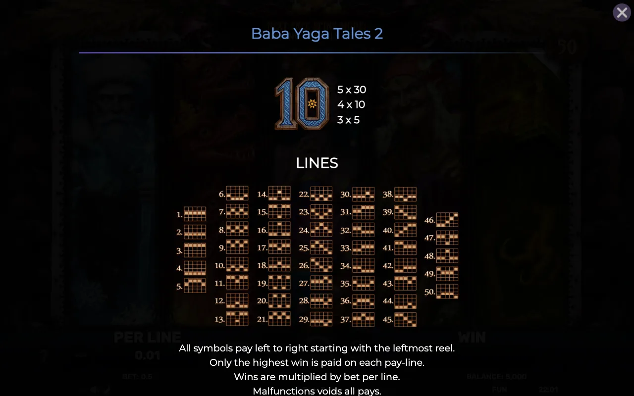 Lines — Baba Yaga Tales 2