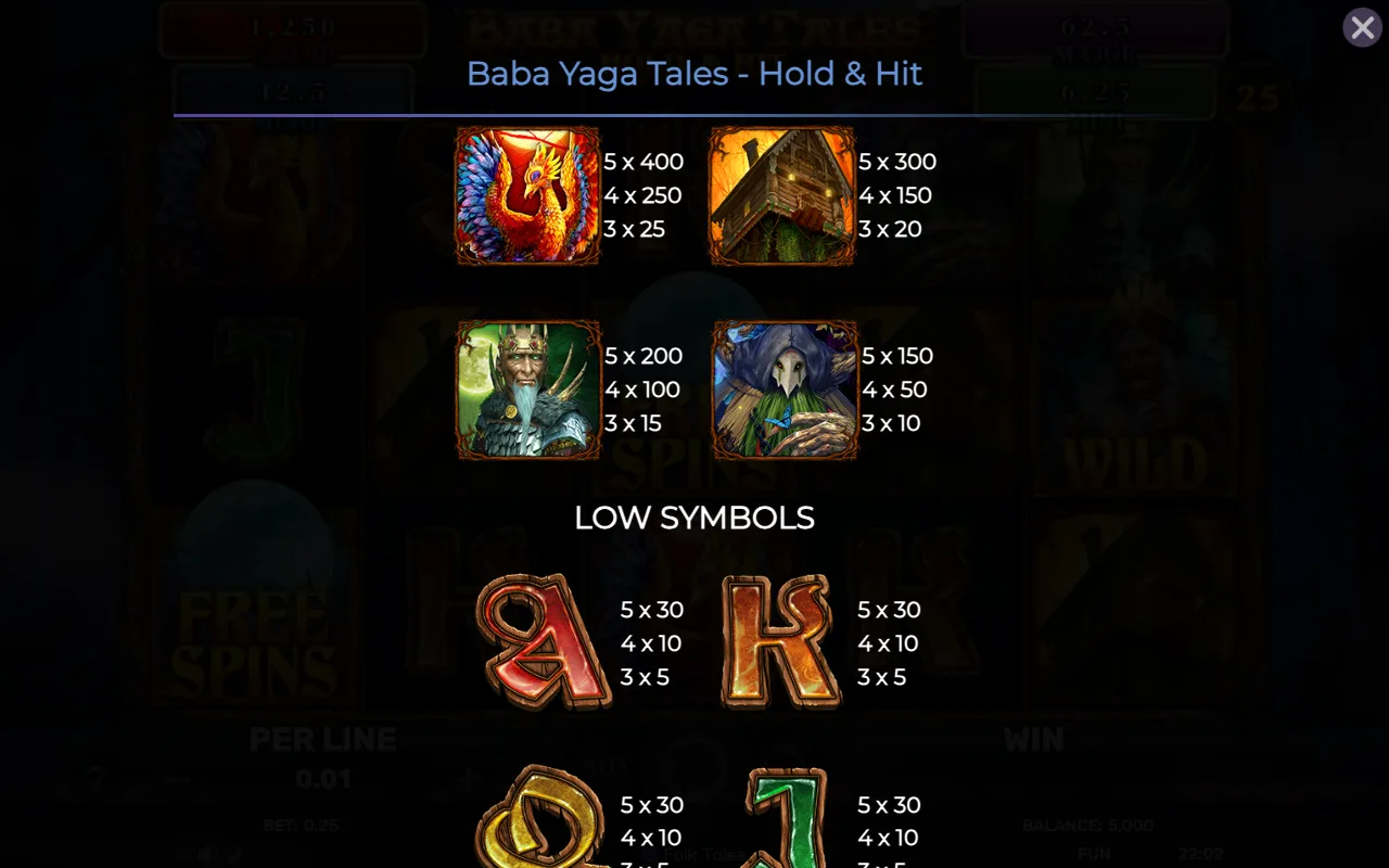 Game rules, page 4 — Baba Yaga Tales Hold Hit