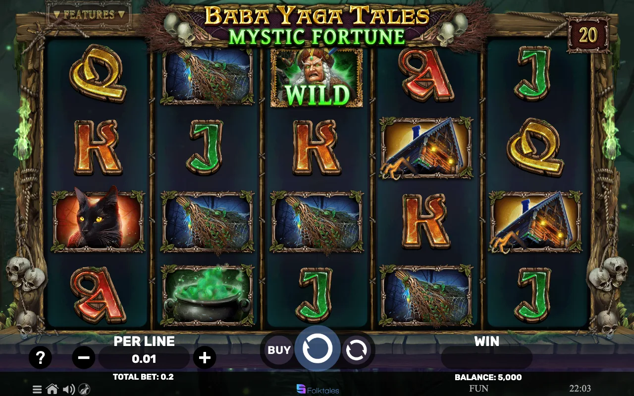 The base game — Baba Yaga Tales Mystic Fortune