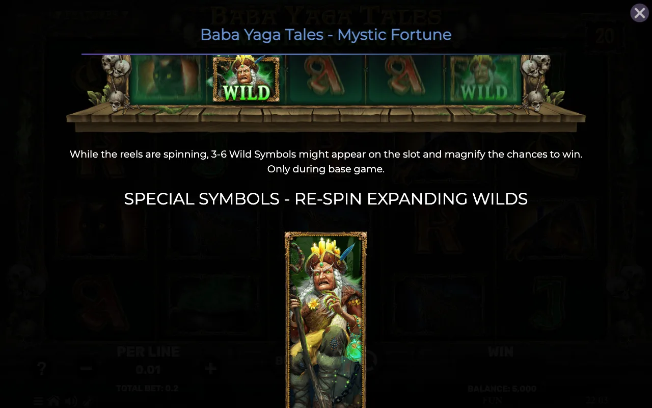 Game rules, page 3 — Baba Yaga Tales Mystic Fortune
