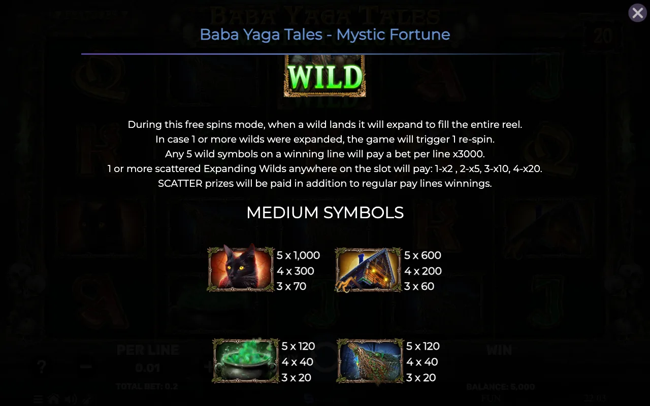Wild — Baba Yaga Tales Mystic Fortune