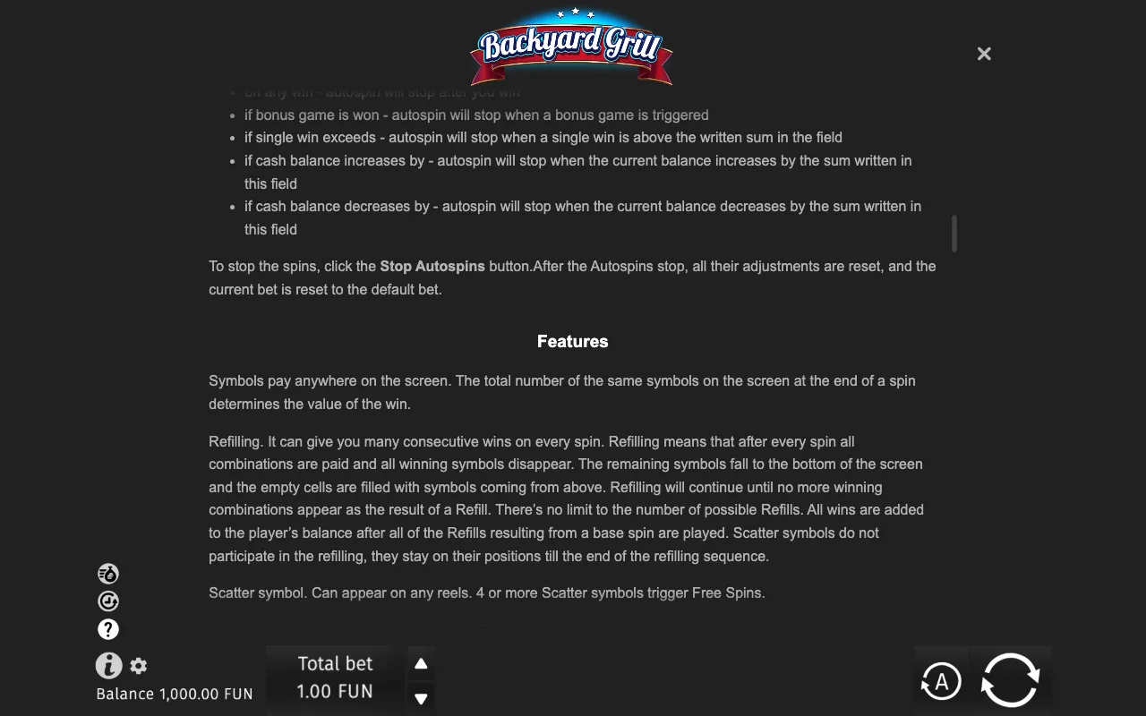 Game rules, page 7 — Backyard Grill