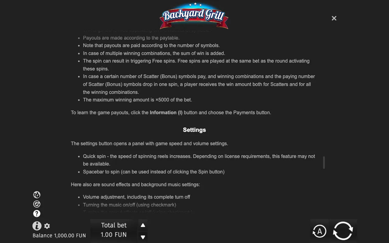 Game rules, page 9 — Backyard Grill