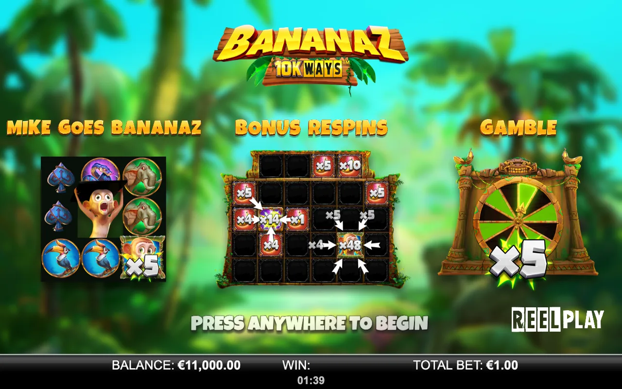 Das Basisspiel — Bananaz 10k Ways