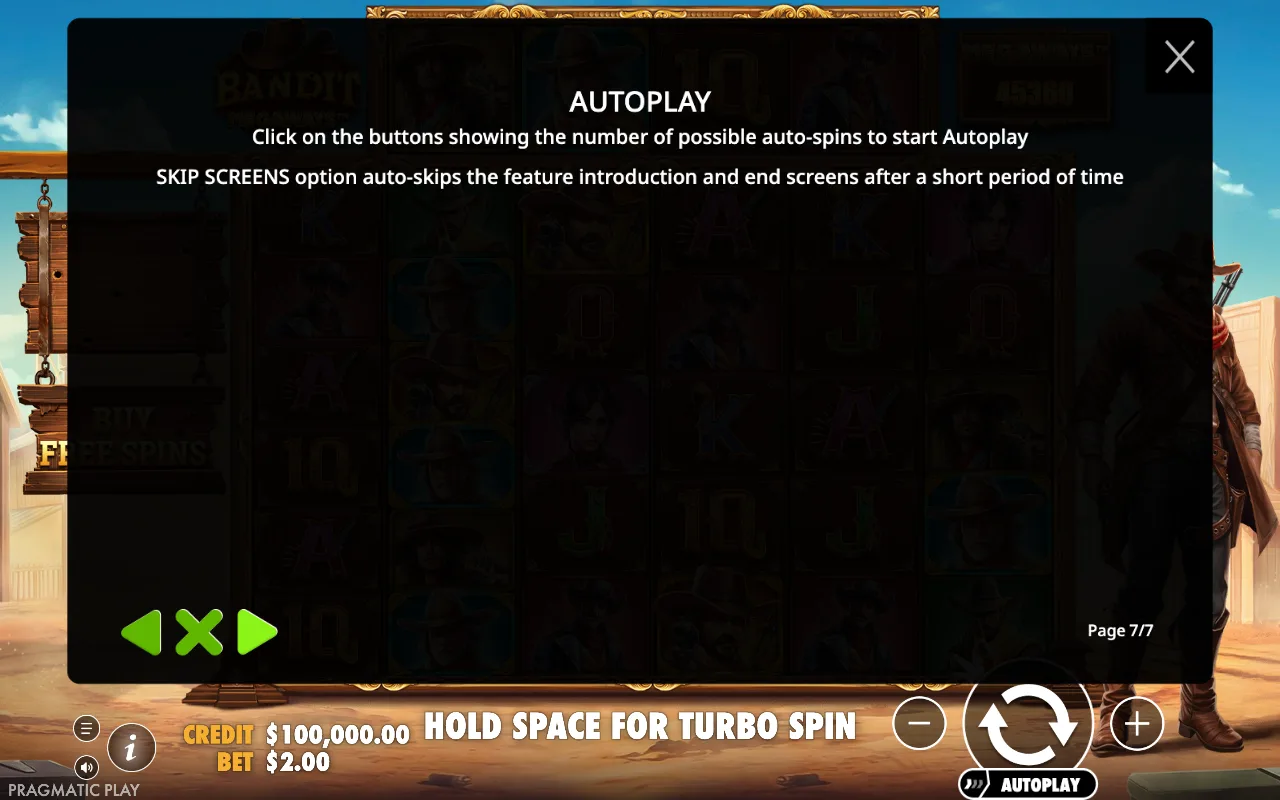 Autoplay — Bandit Megaways
