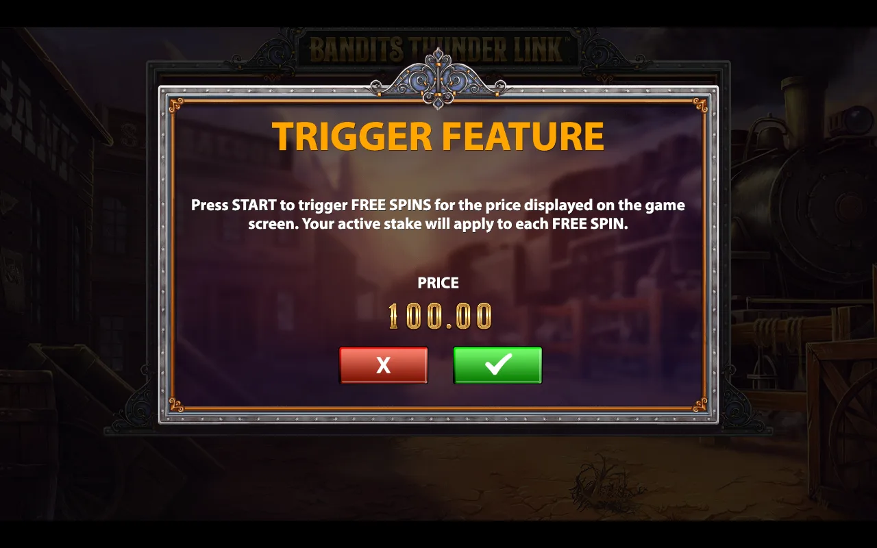 Buying the feature — Bandits Thunder Link
