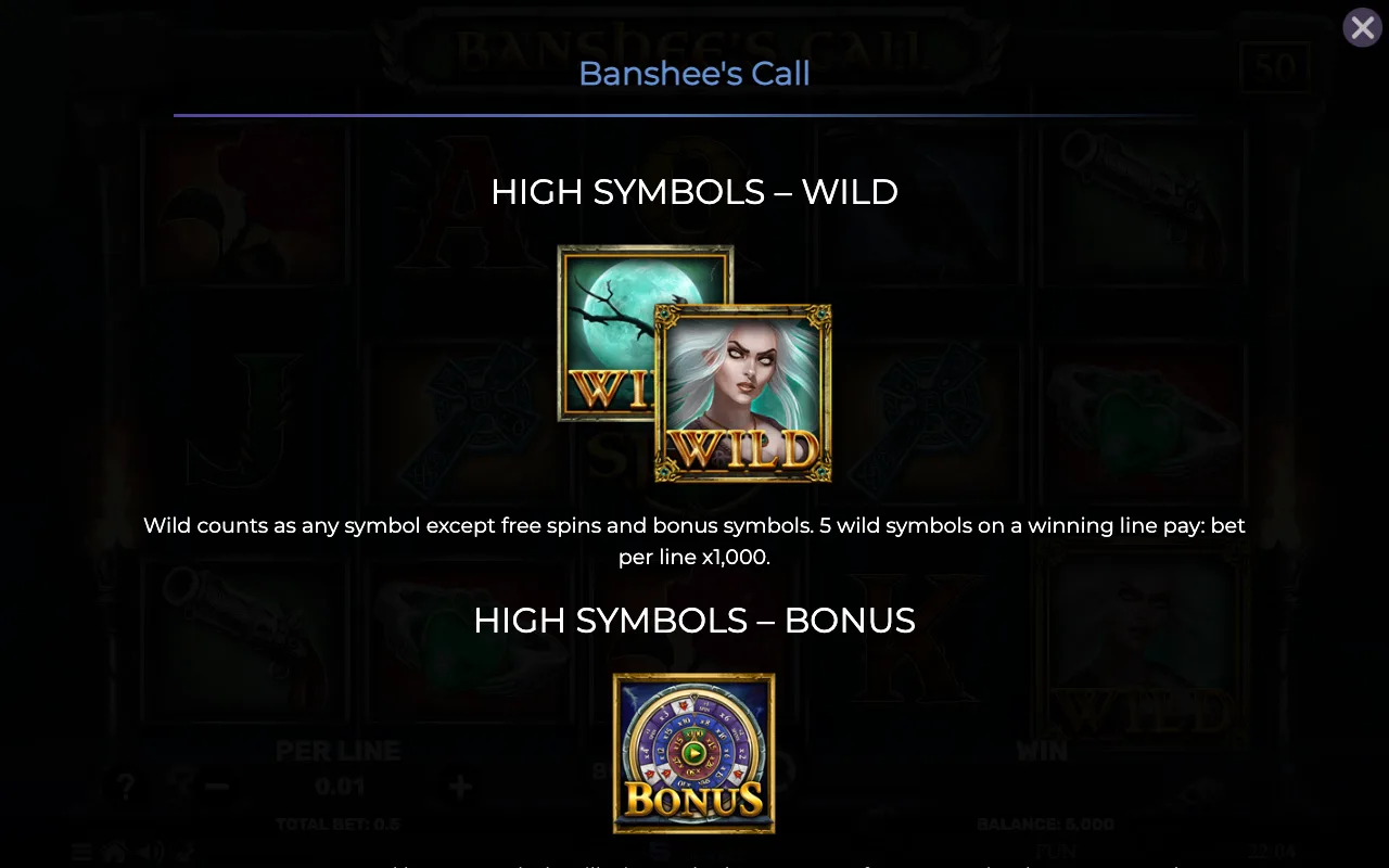High symbols - wild — Banshees Call