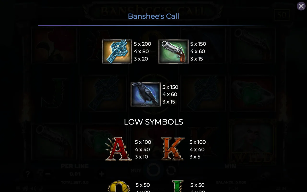 Game rules, page 5 — Banshees Call