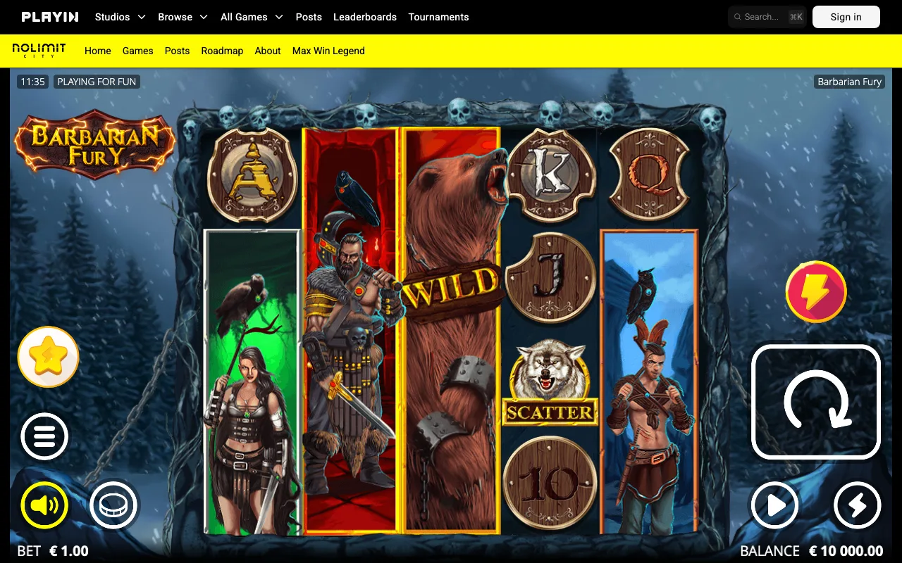 The base game — Barbarian Fury