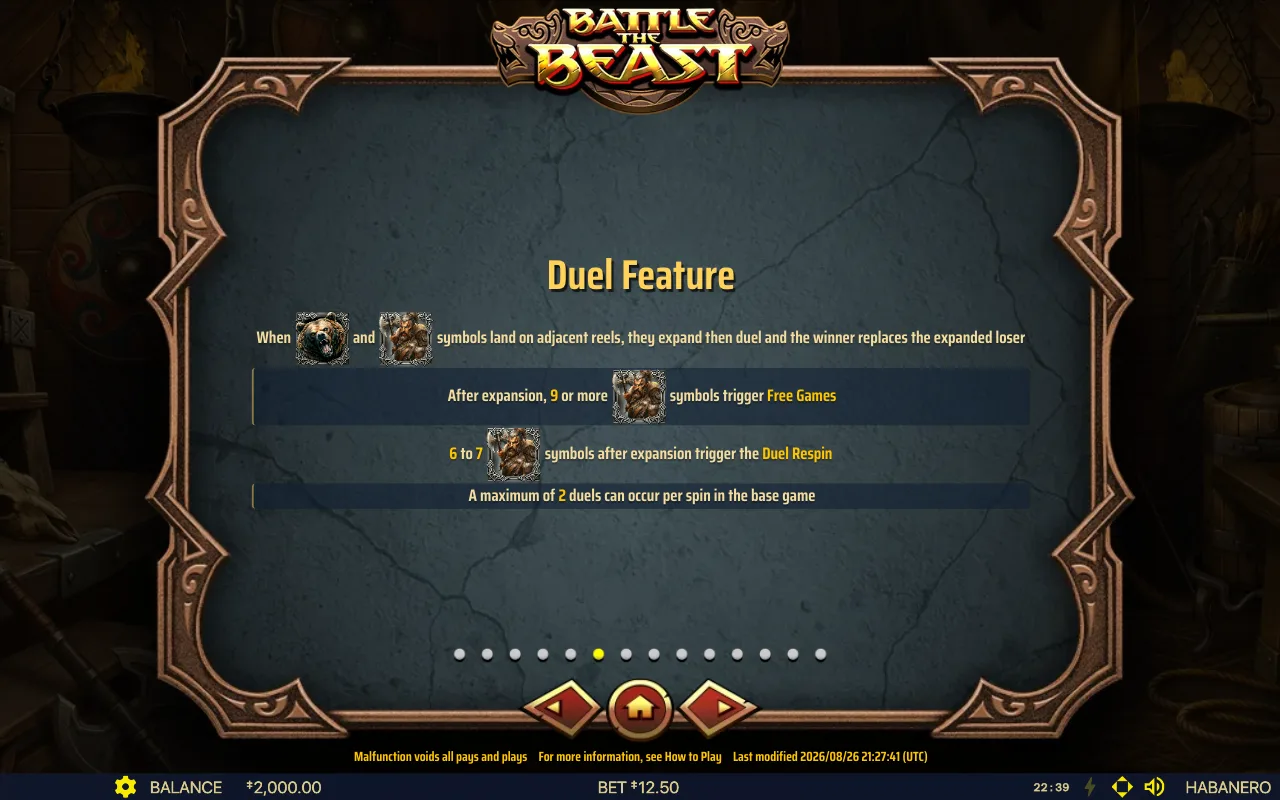 Game rules, page 8 — Battle The Beast