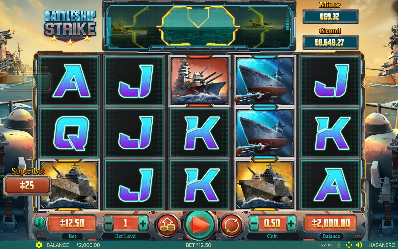The base game — Battleship Strike