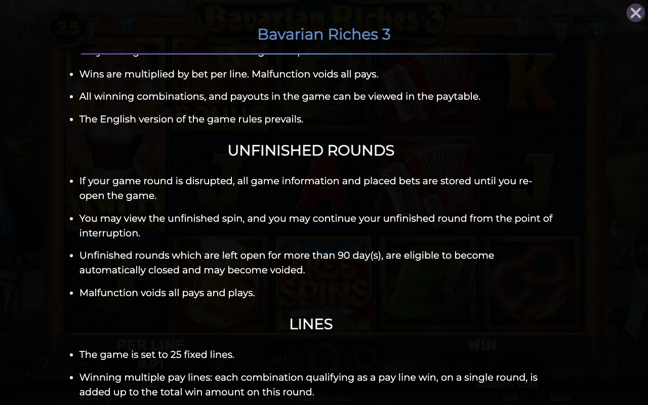 Game rules, page 7 — Bavarian Riches 3