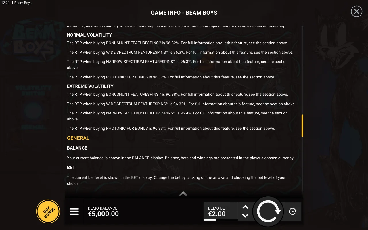 Game rules, page 5 — Beam Boys