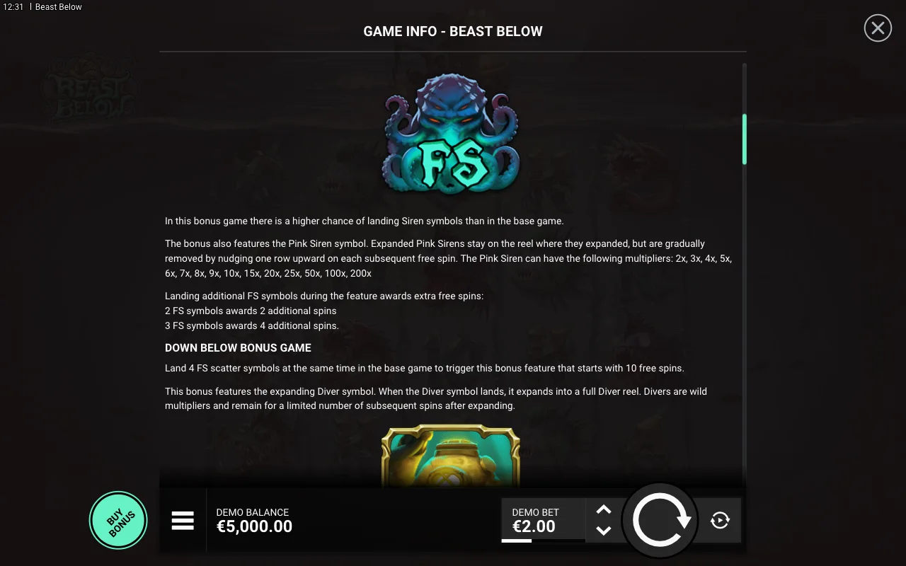 Game rules, page 2 — Beast Below