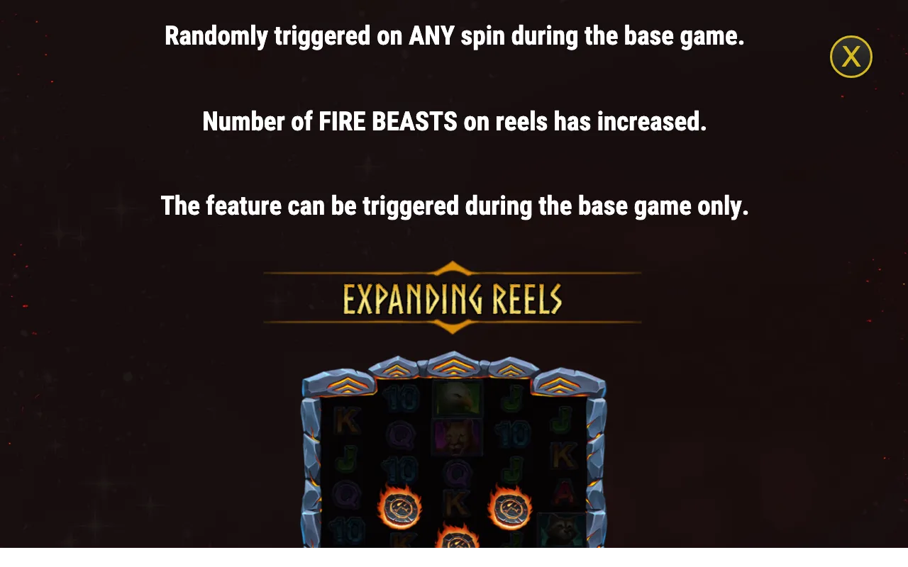 Expanding reels — Beasts of Fire Maximum