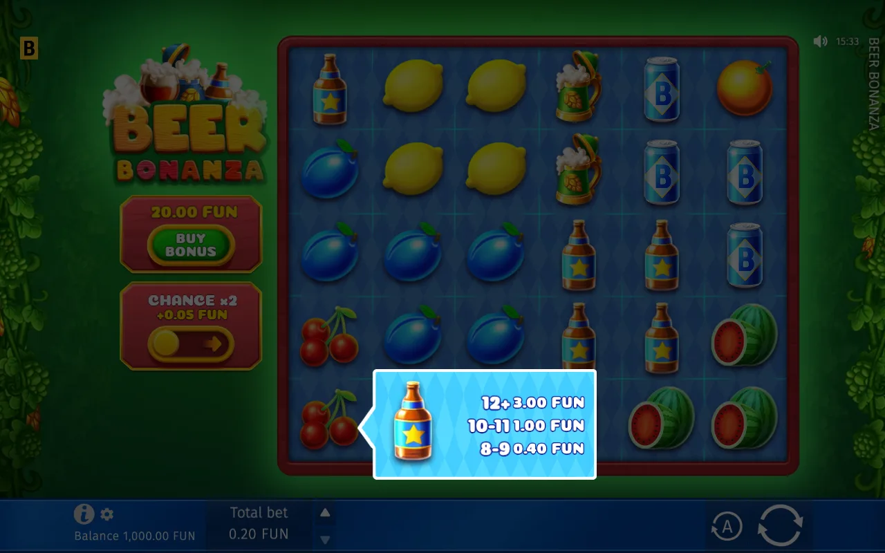 The base game — Beer Bonanza