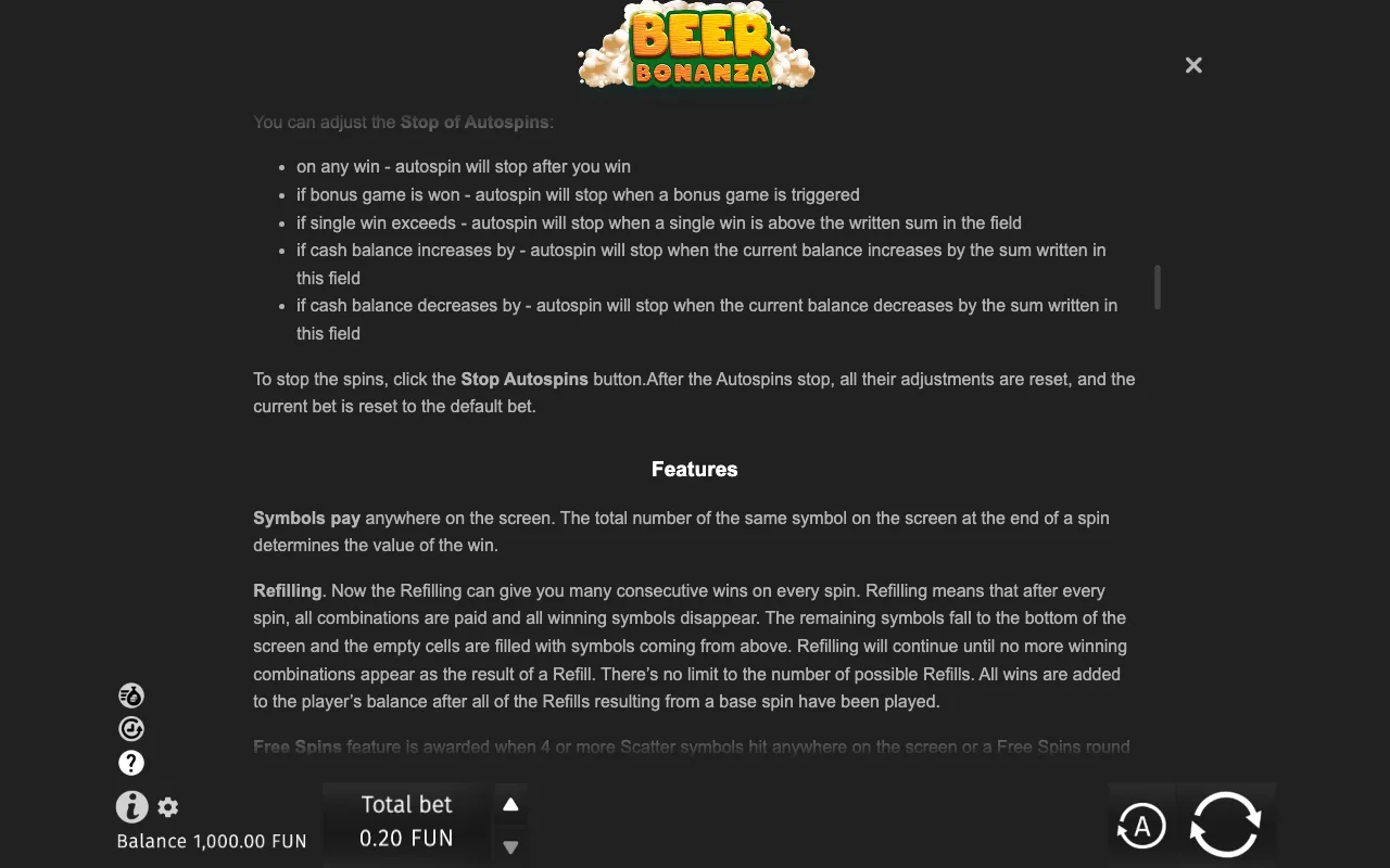 Game rules, page 7 — Beer Bonanza
