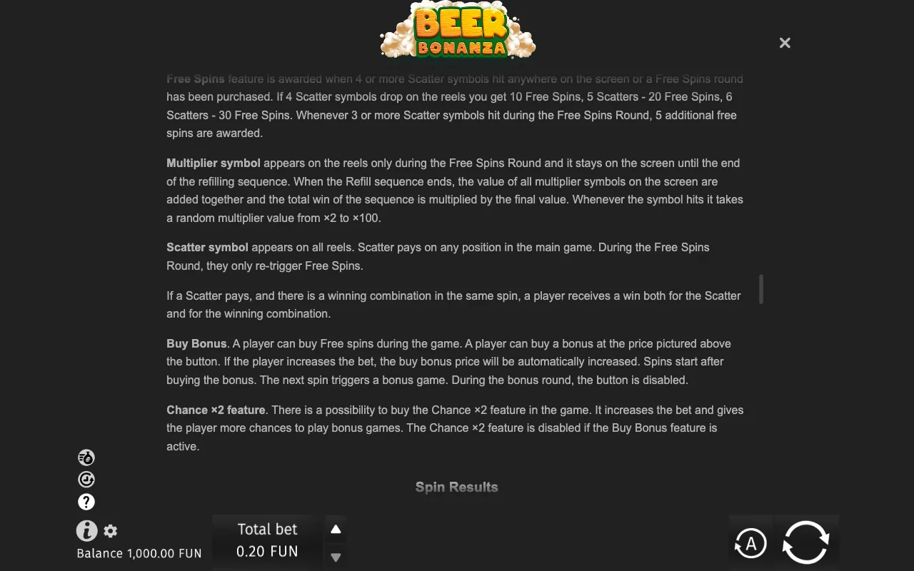 Game rules, page 8 — Beer Bonanza