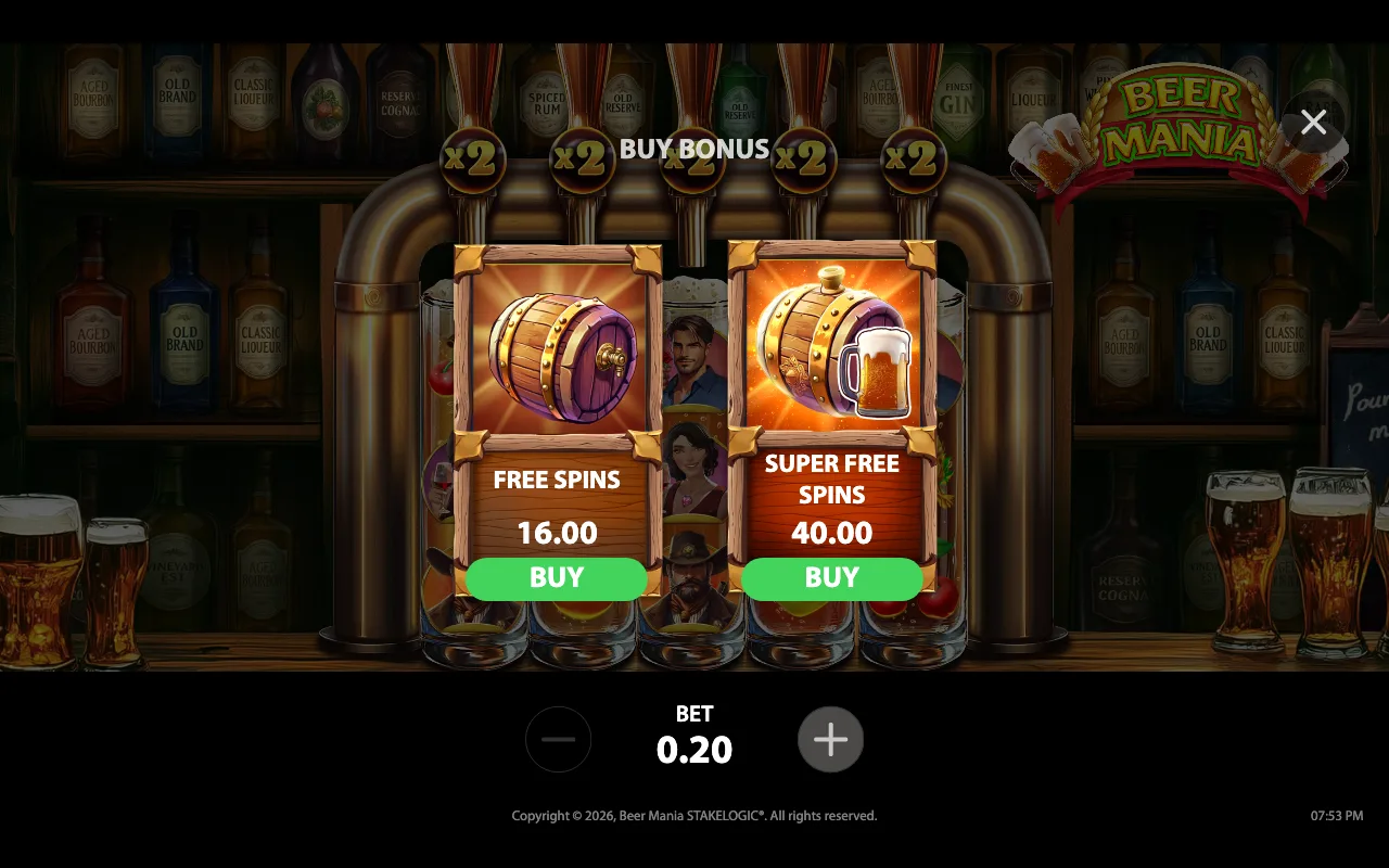 Buying the feature — Beer Mania