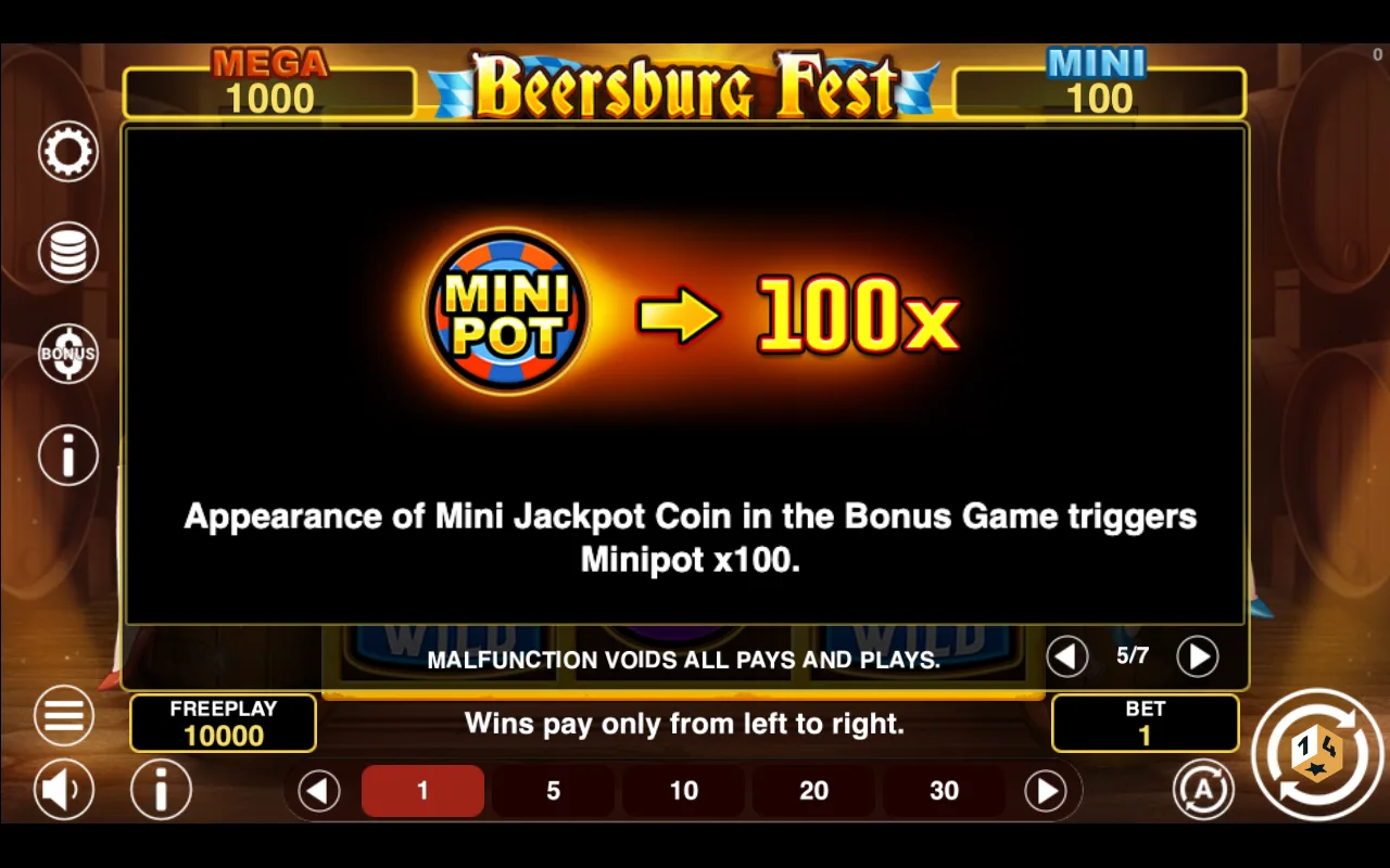 Game rules, page 5 — Beersburg Fest Hold And Win