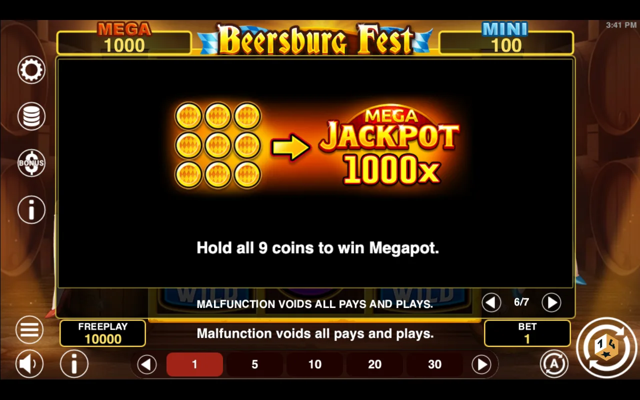 Game rules, page 6 — Beersburg Fest Hold And Win