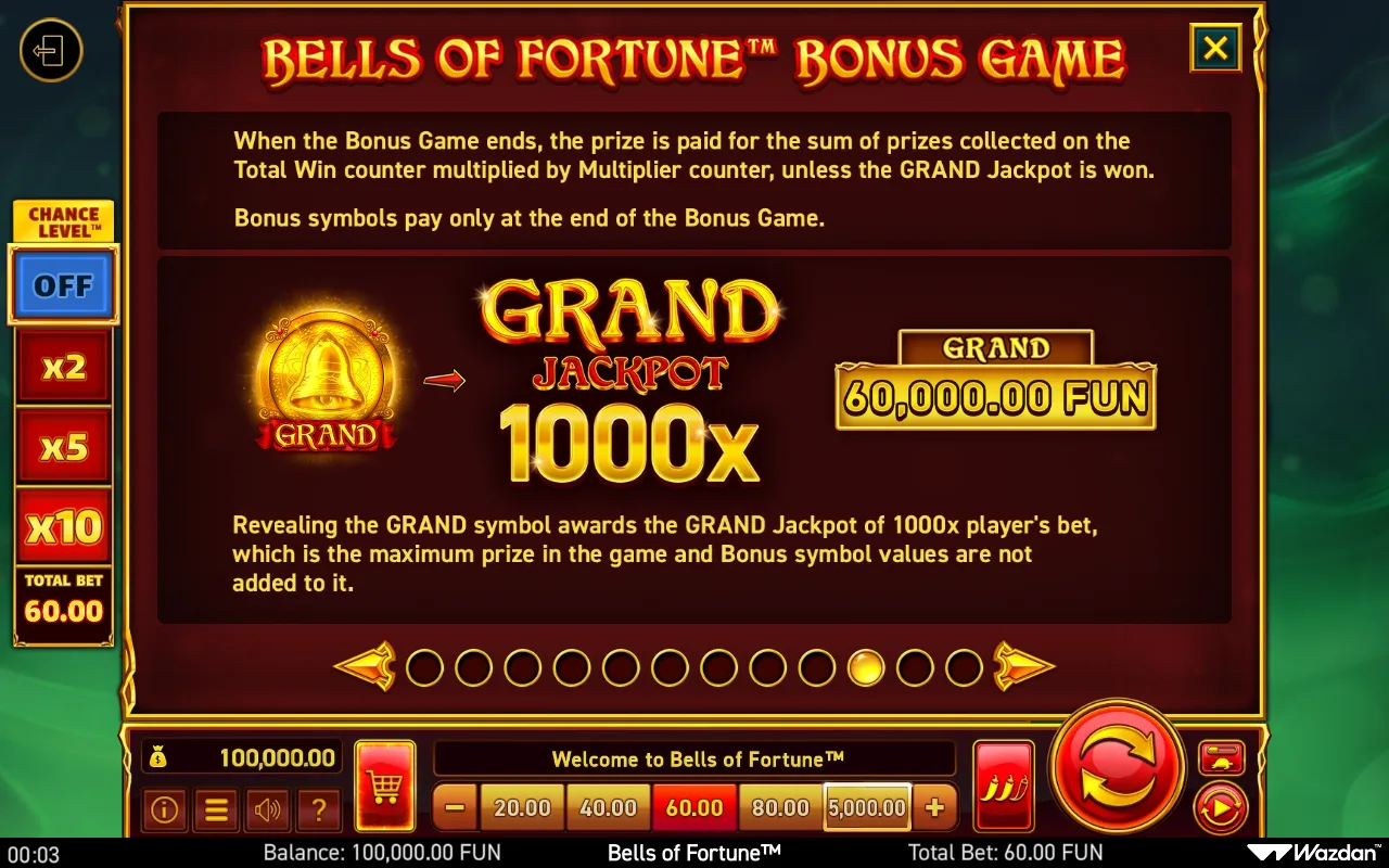 Game rules, page 10 — Bells of Fortune