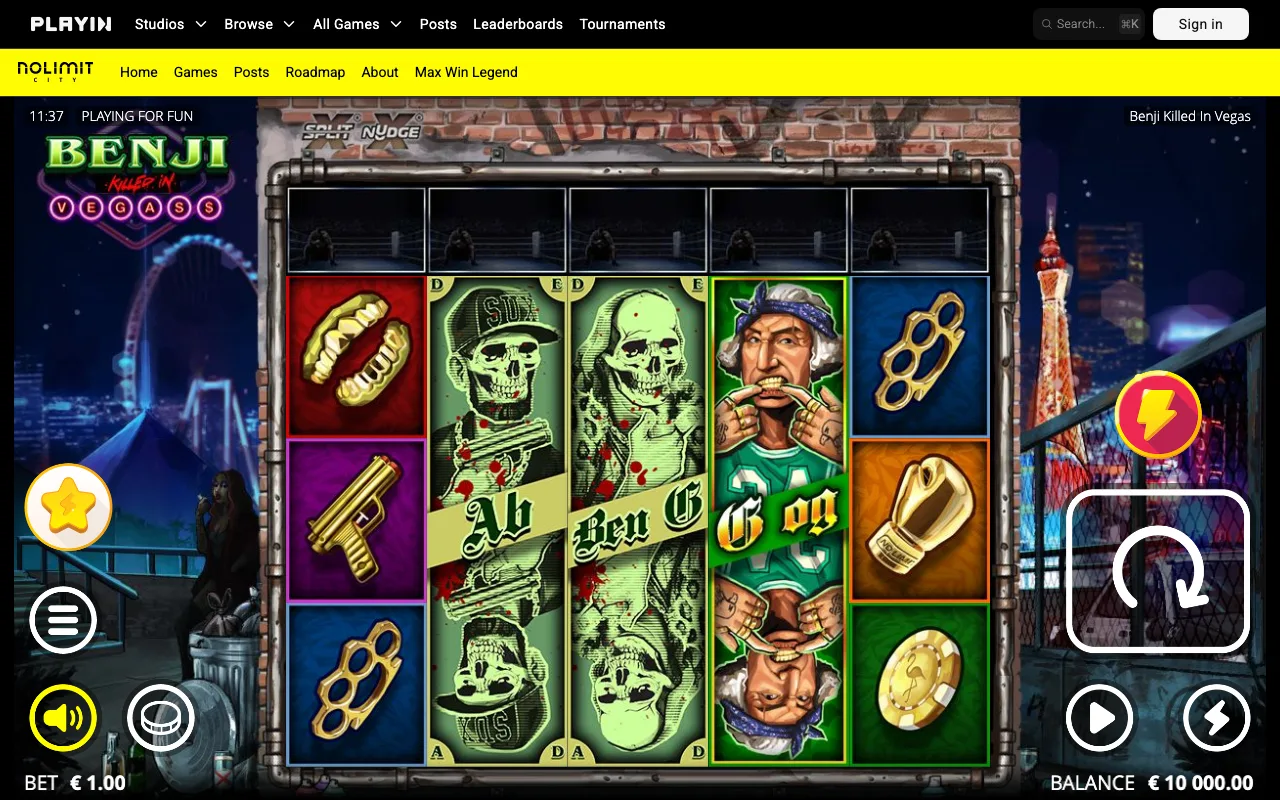 The base game — Benji Killed In Vegas