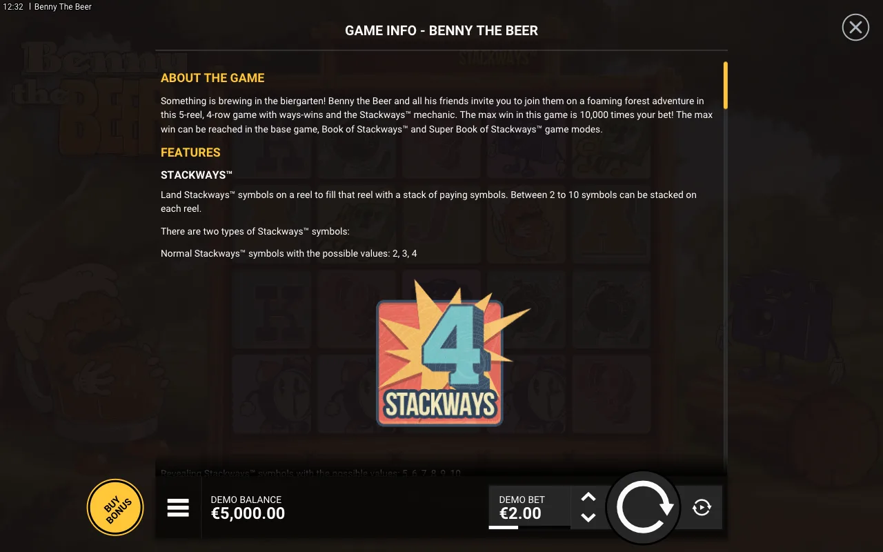 Game rules, page 1 — Benny the Beer