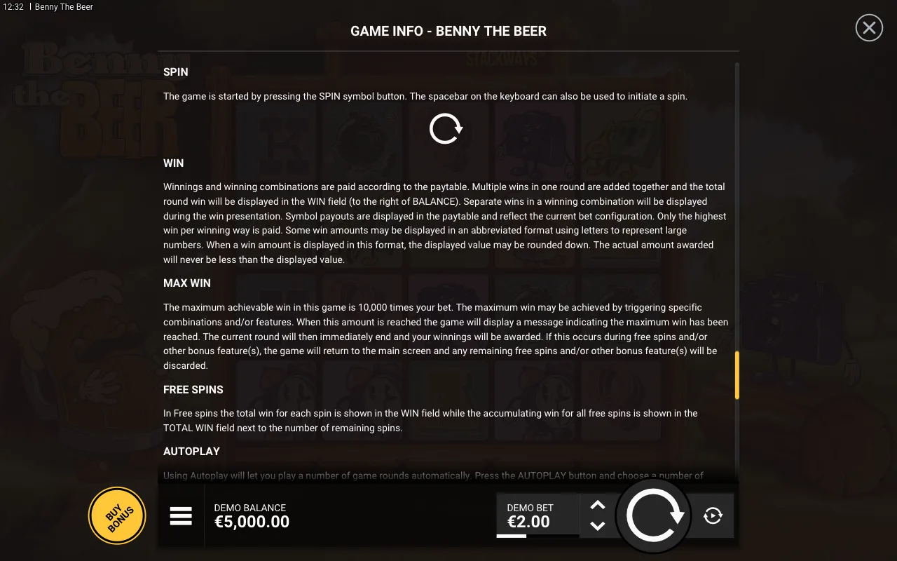 Spin — Benny the Beer