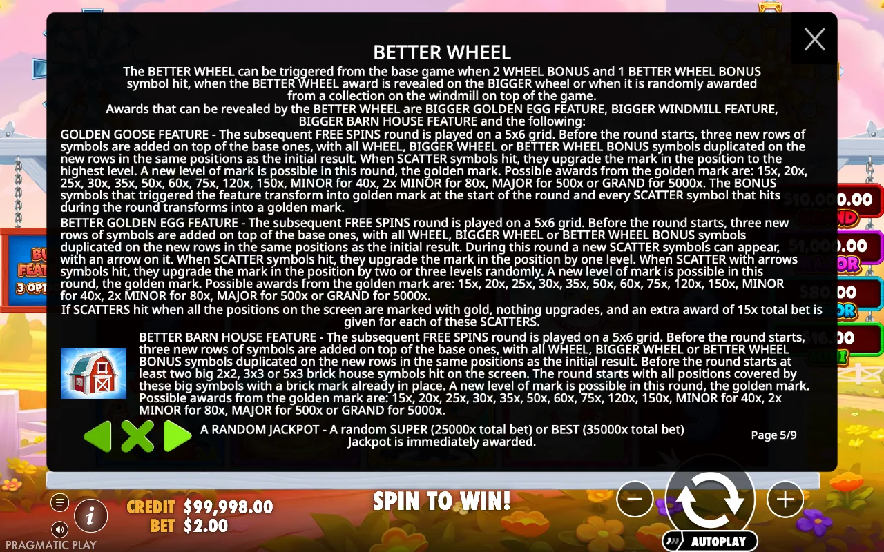 Game rules, page 5 — Better Barn House Bonanza