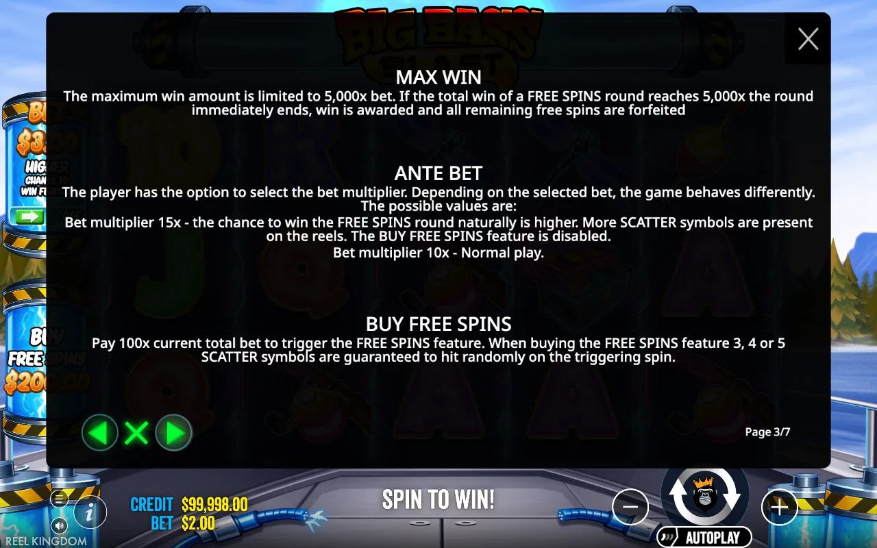 Max win — Big Bass Blast