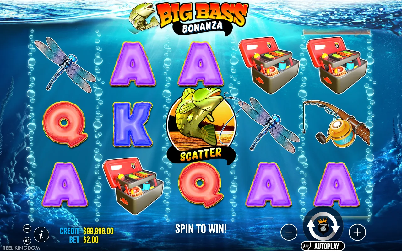 The base game — Big Bass Bonanza