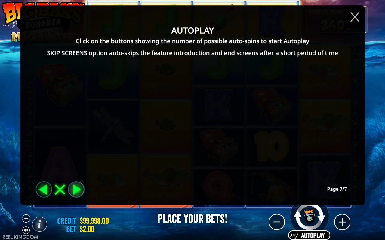 Autoplay — Big Bass Bonanza Megaways