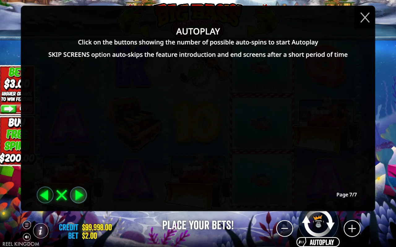 Autoplay — Big Bass Christmas Bash
