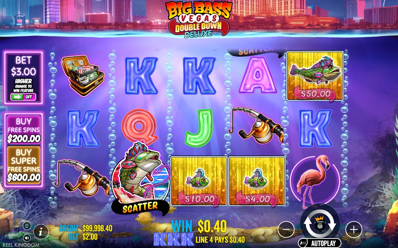 The base game — Big Bass Double Down Deluxe