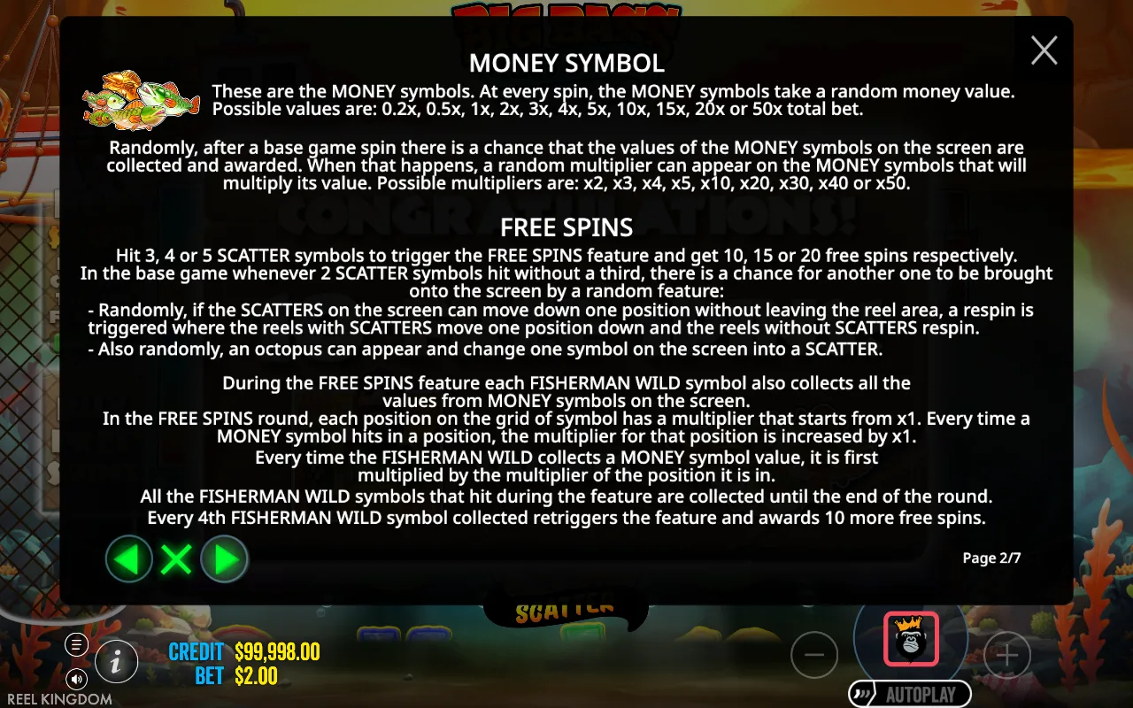 Money symbol — Big Bass Floats My Boat