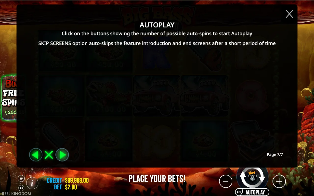 Autoplay — Big Bass Halloween 2