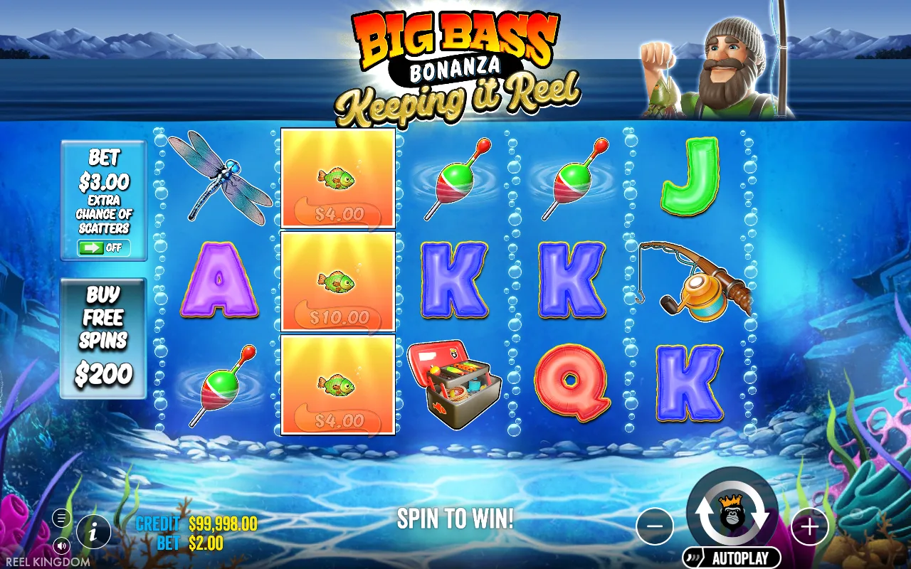 The base game — Big Bass — Keeping it Reel